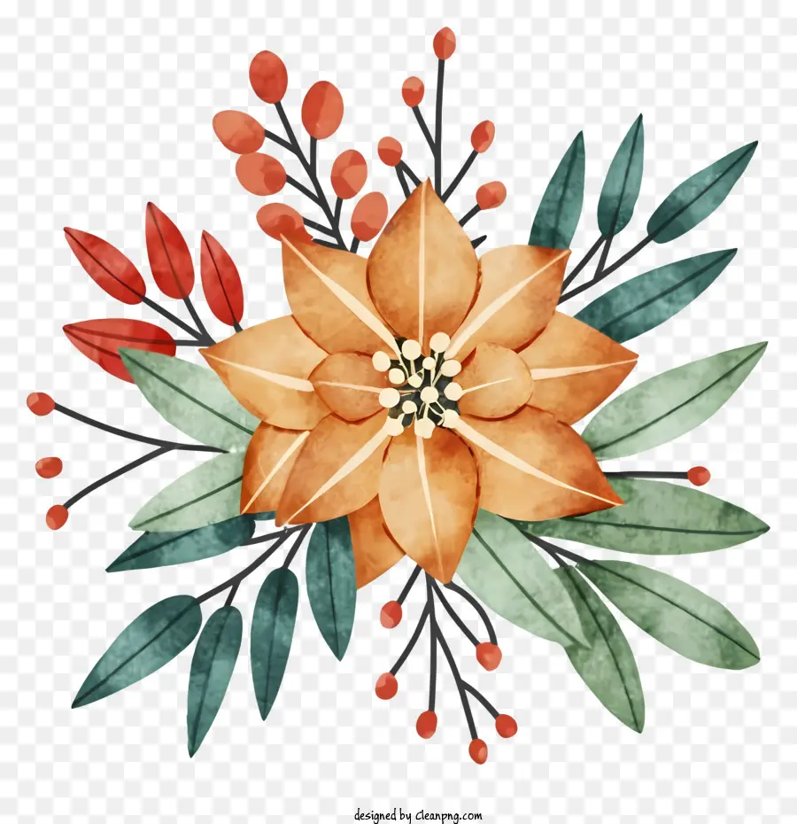 Dibujos Animados，Flor PNG