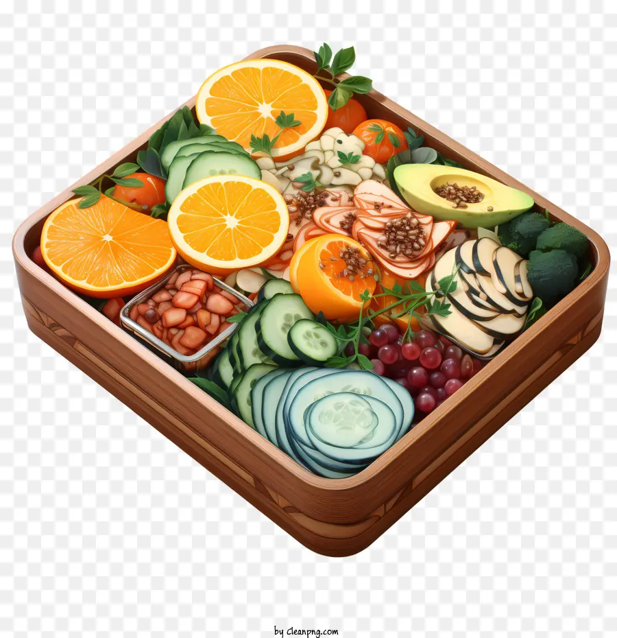 Caja De Bento，Caja De Madera PNG