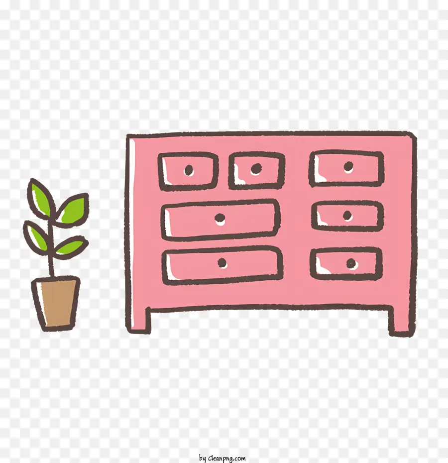 Planta En Maceta，Rosa Dresser PNG