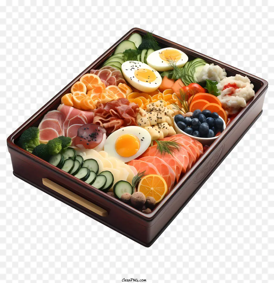 Caja Bento，Bandeja De Madera PNG