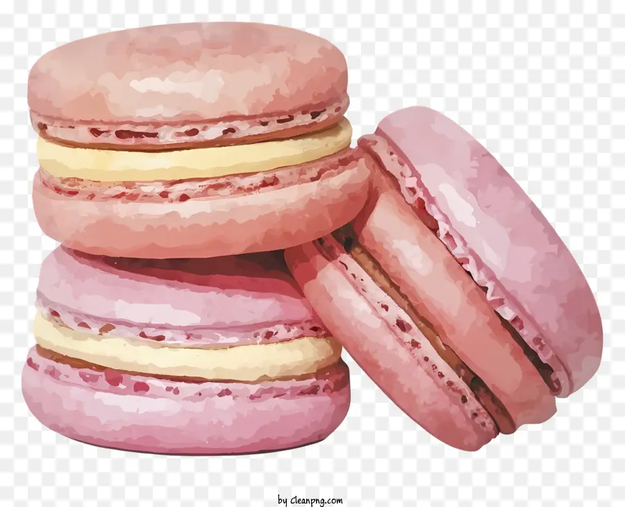 La Historieta，Macarons Rosados PNG