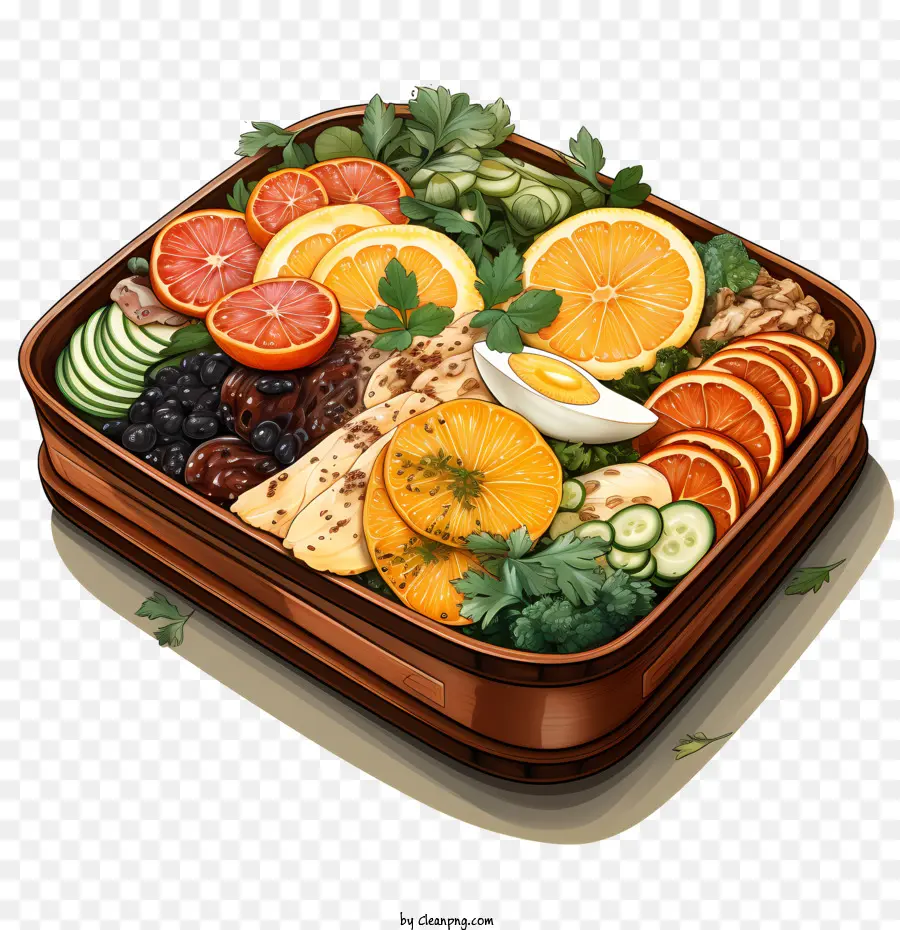 Caja Bento，Bandeja De Fruta PNG