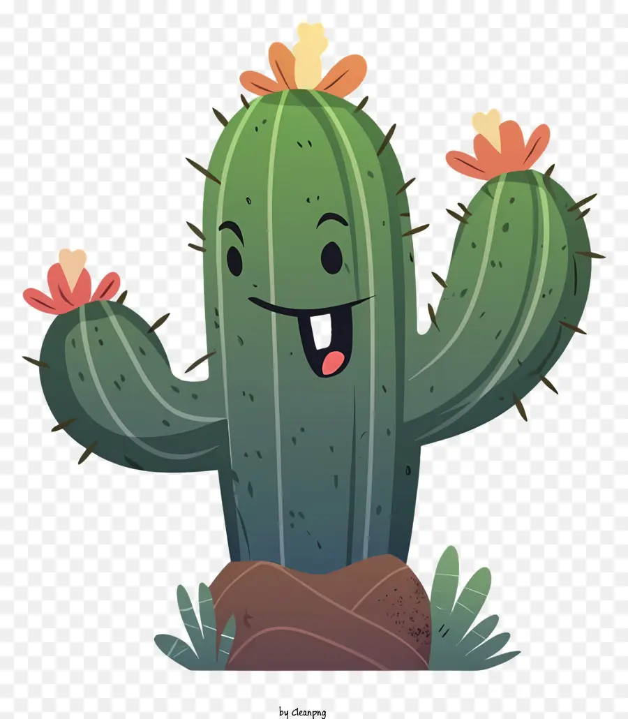 La Historieta，Dibujos Animados De Cactus PNG
