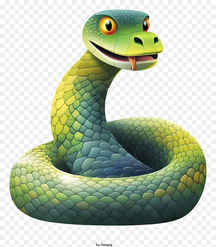 Día De La Serpiente，Serpiente Verde PNG