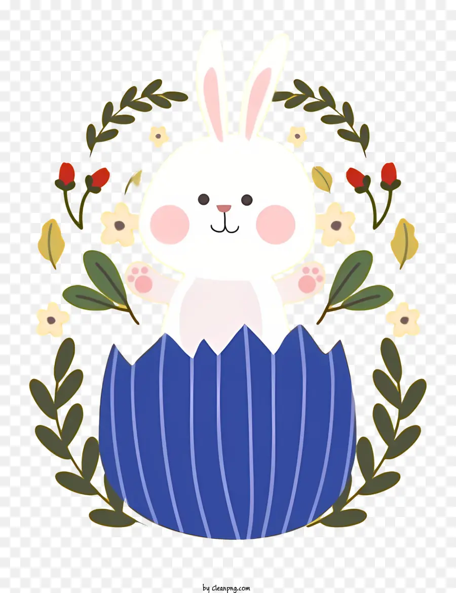 Bunny Cara，Conejito De Pascua PNG