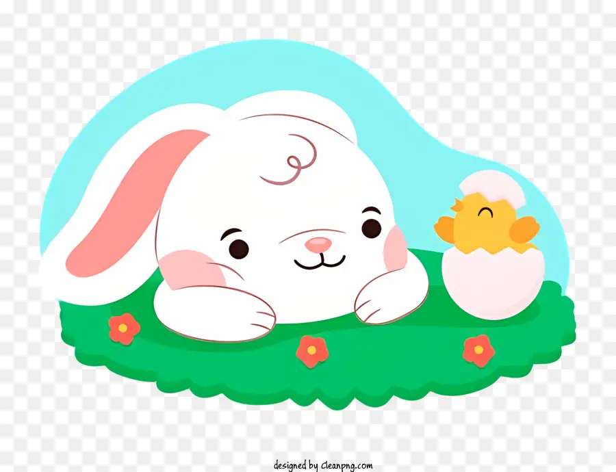 Bunny Cara，Cartoon Rabbit PNG