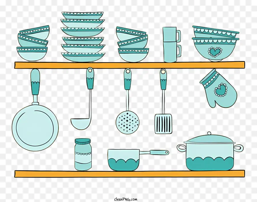 Café，Kitchen Utensils PNG