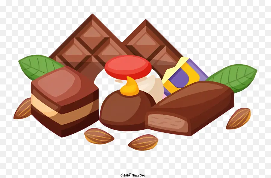 Día Del Pastel De Chocolate，Chocolates PNG