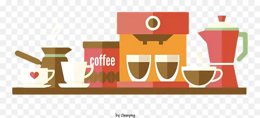 Café，Coffee Maker PNG