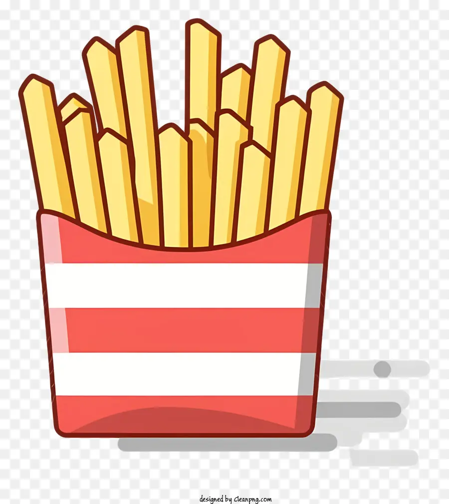 Dibujos Animados，Papas Fritas PNG