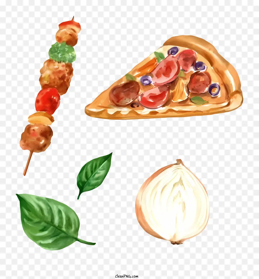 La Comida，Pizza PNG