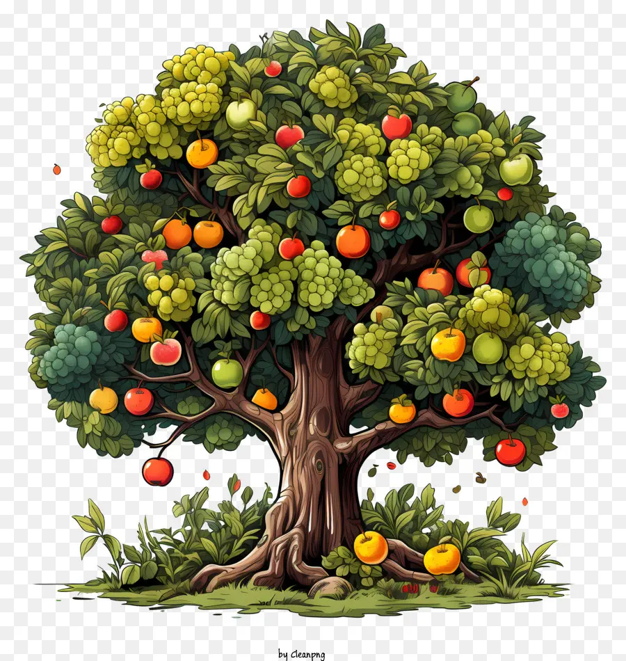árbol De La Fruta，árbol De Manzana PNG