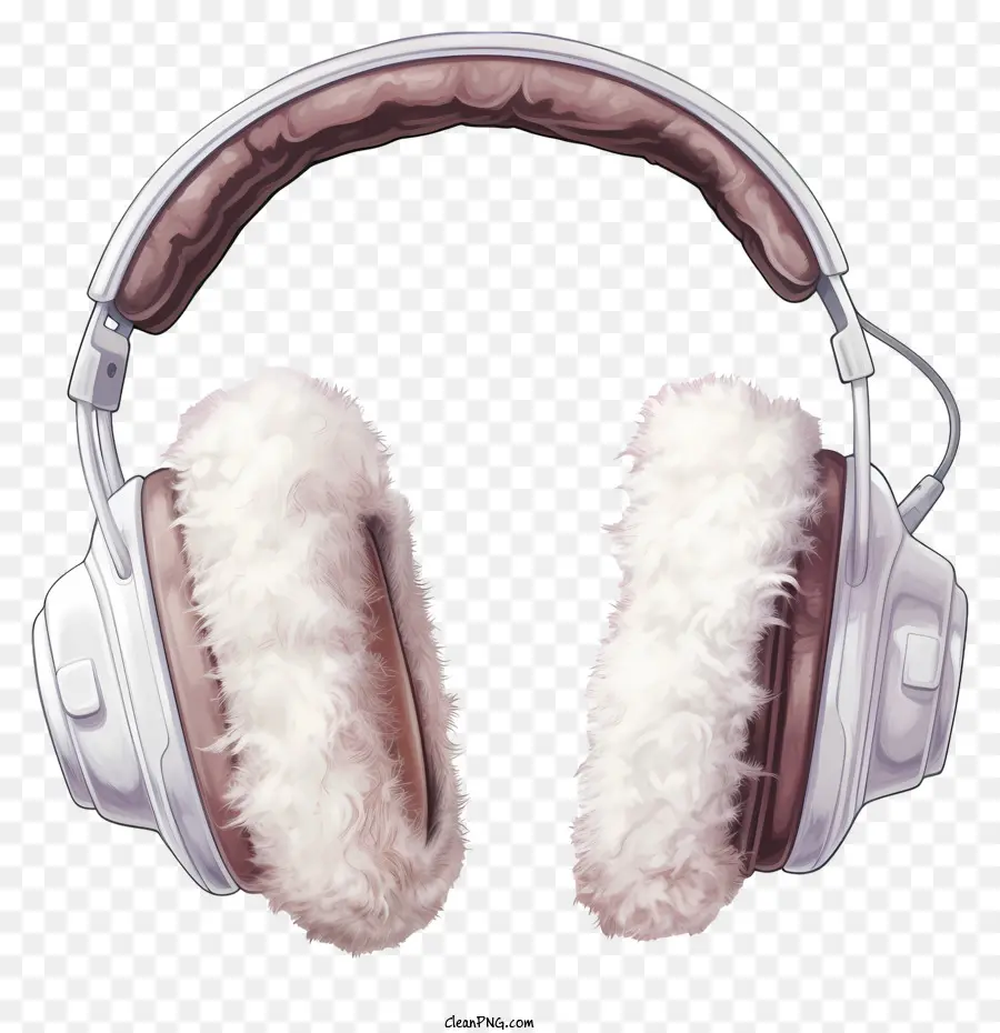 Orejera，Auriculares Peludos PNG