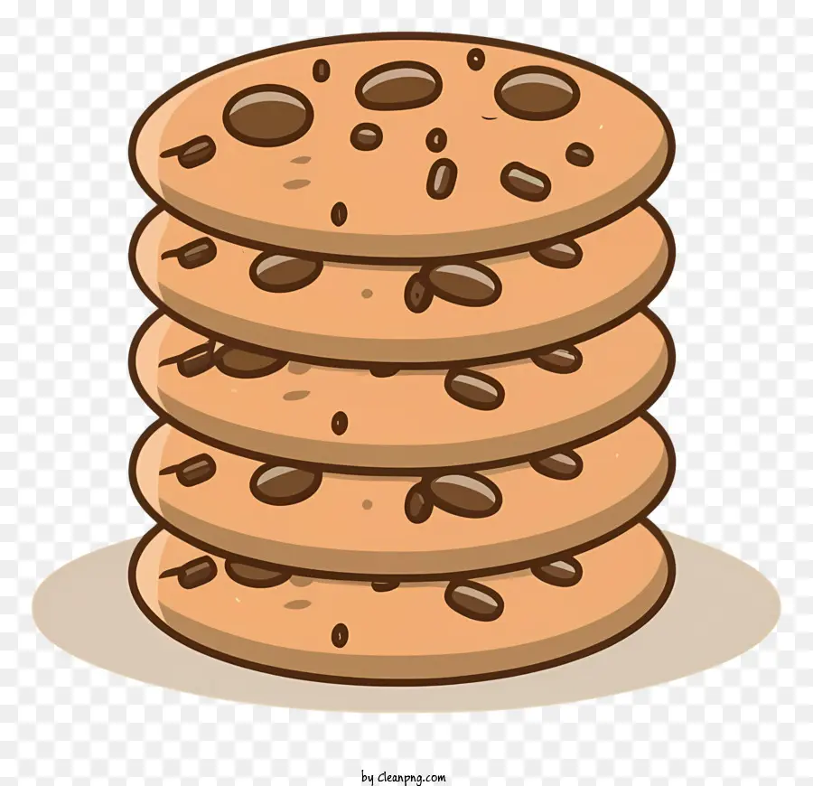 La Historieta，Galletas Con Chispas De Chocolate PNG