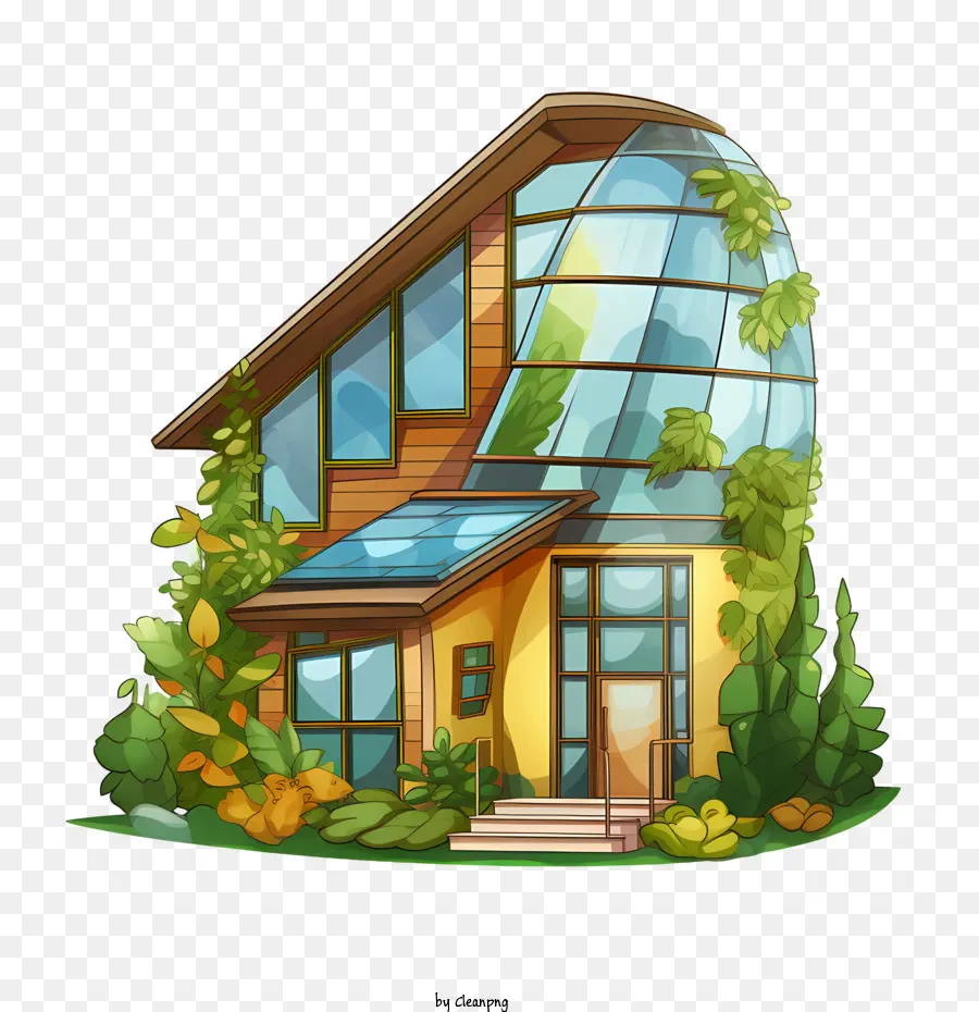 Eco Casa，Verde PNG