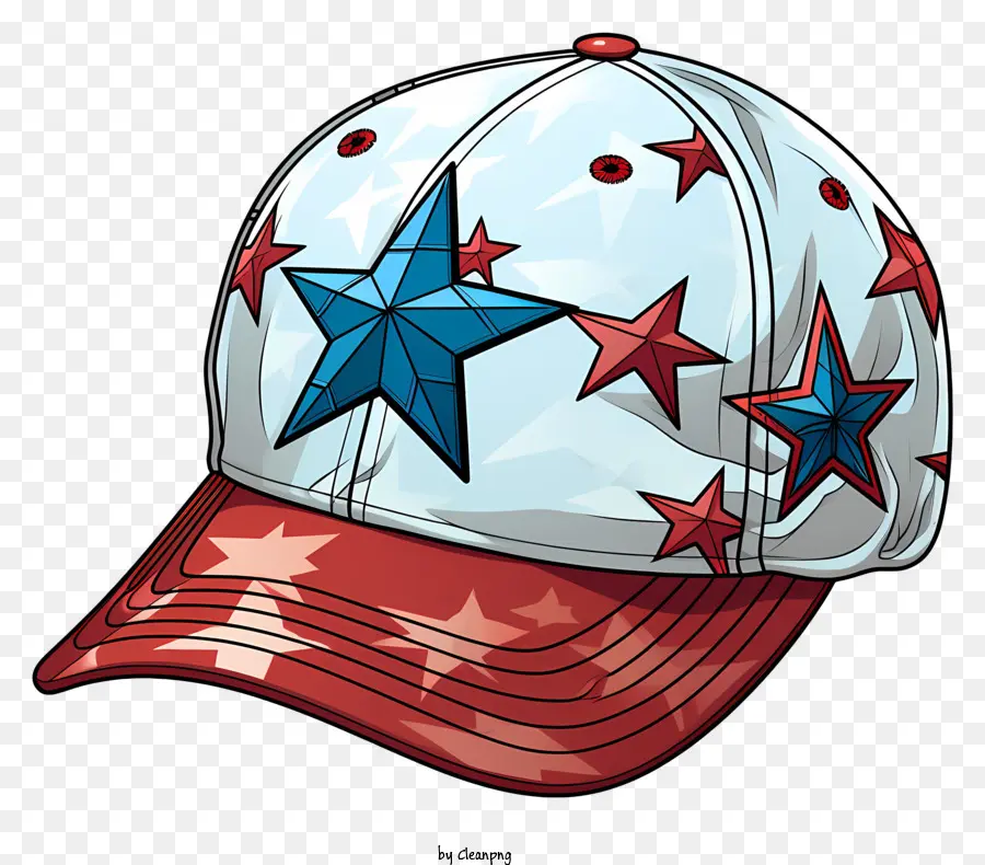 Sombrero，Gorra Con Estampado De Estrellas PNG