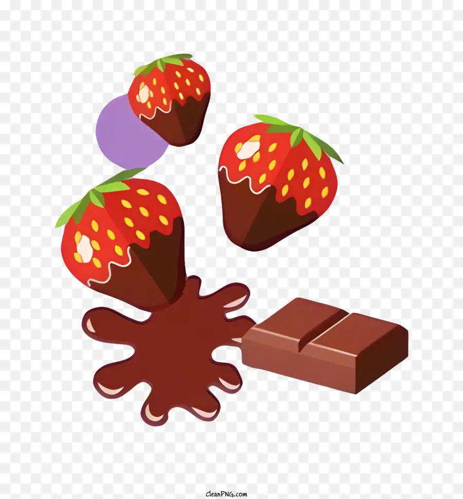 Día Del Pastel De Chocolate，Fresas PNG