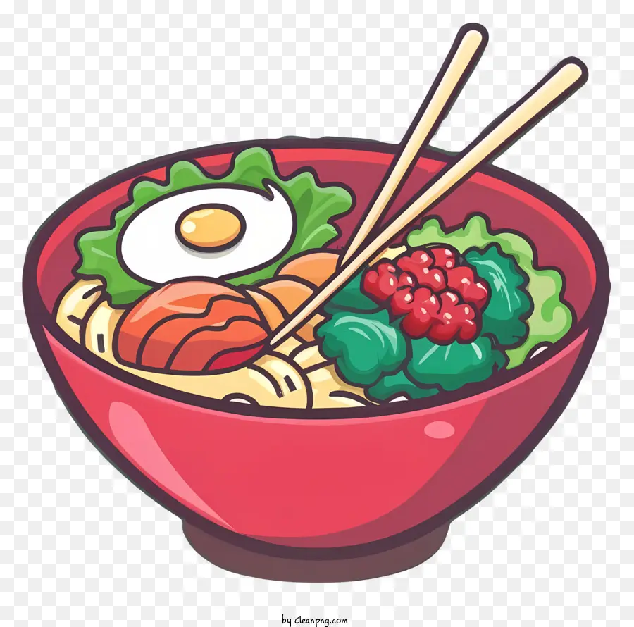 Dibujos Animados，Tazón De Ramen PNG