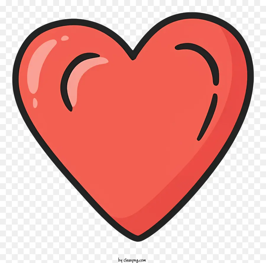 Dibujos Animados，Corazones Rojos PNG