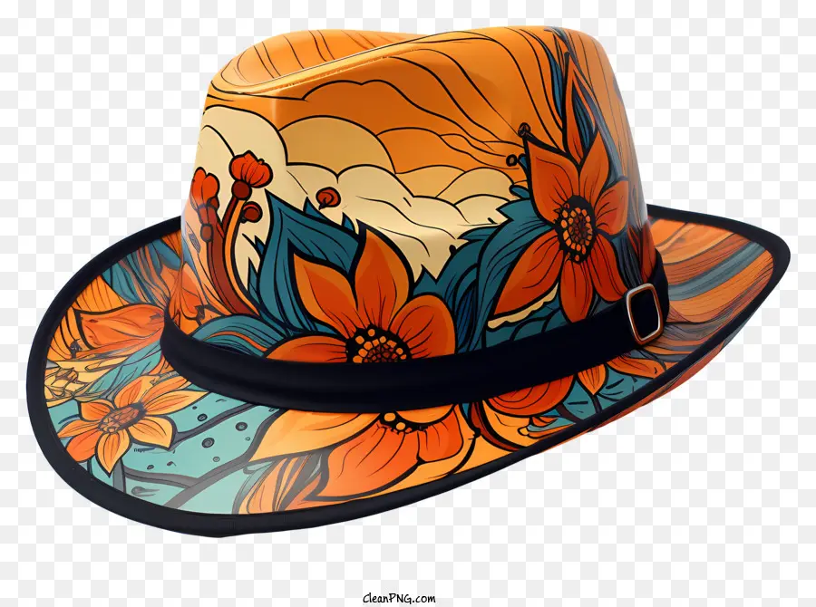 Sombrero，Sombrero De Color Naranja PNG