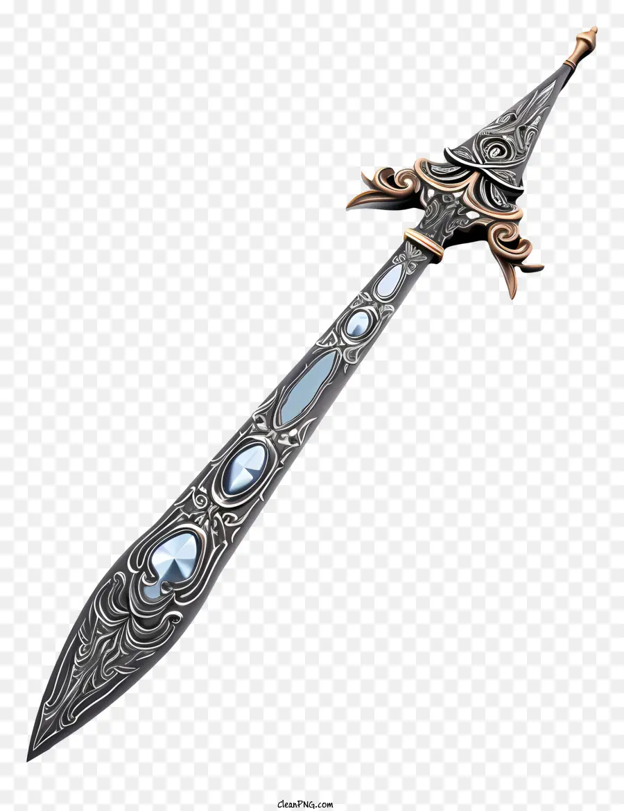 Espada De Diamante De Estilo Retro Moderno，Espada PNG