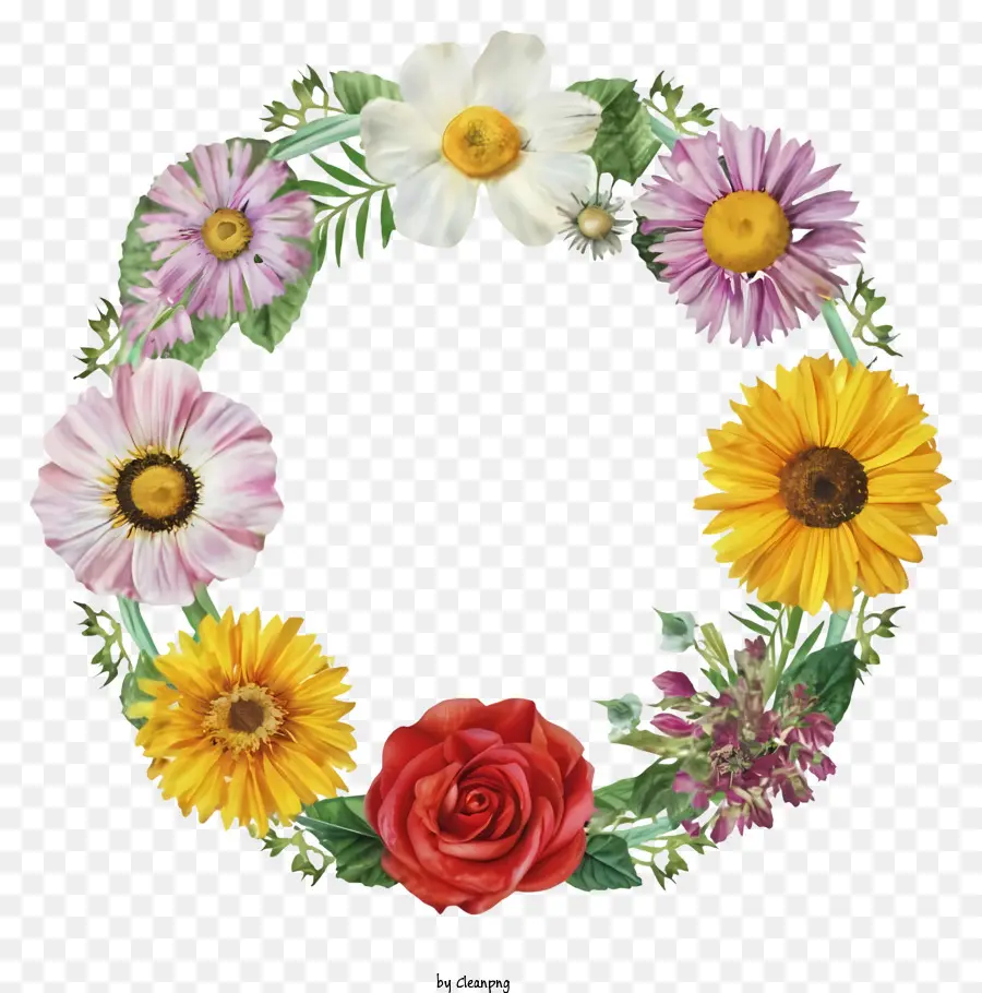 La Historieta，Floral Corona PNG