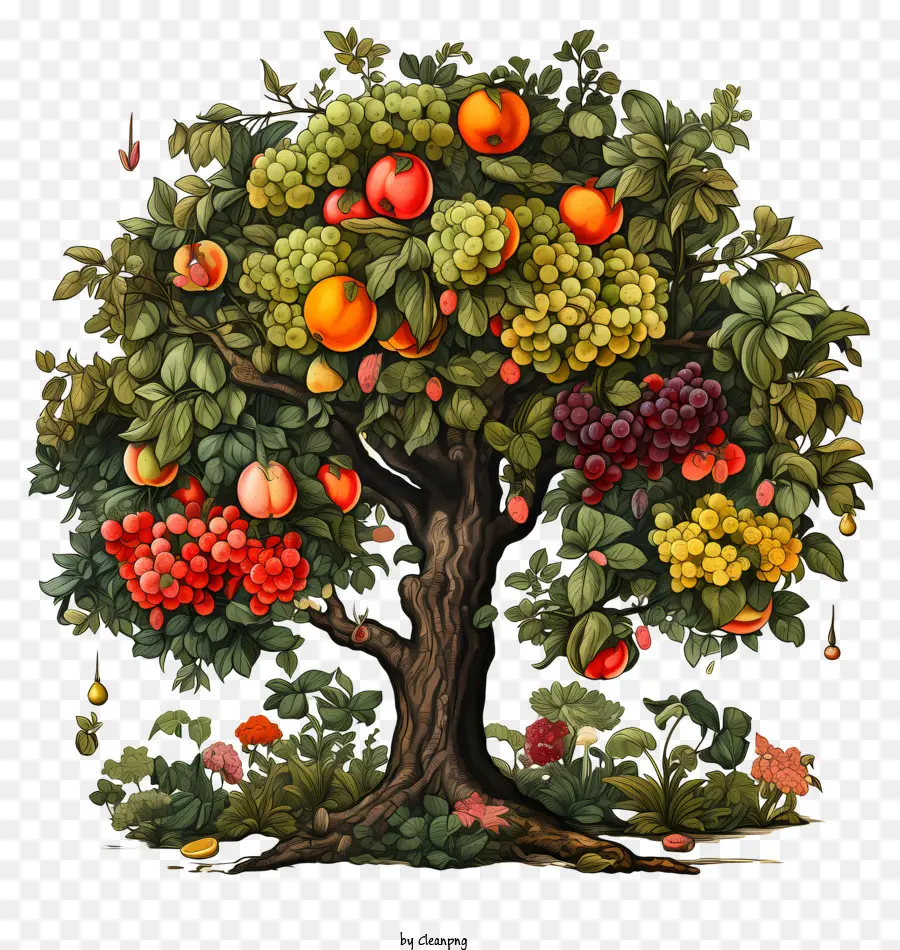 árbol De La Fruta，Abundancia De Fruta PNG