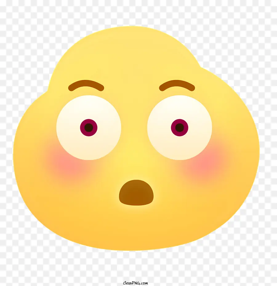 Sorprendido Emoji，Emoji De La Cara Sorprendida PNG