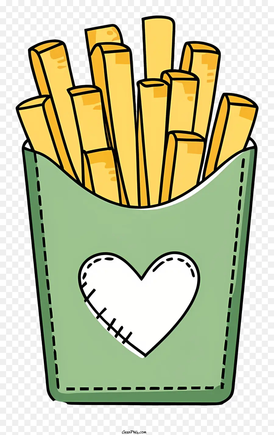 Dibujos Animados，Papas Fritas PNG