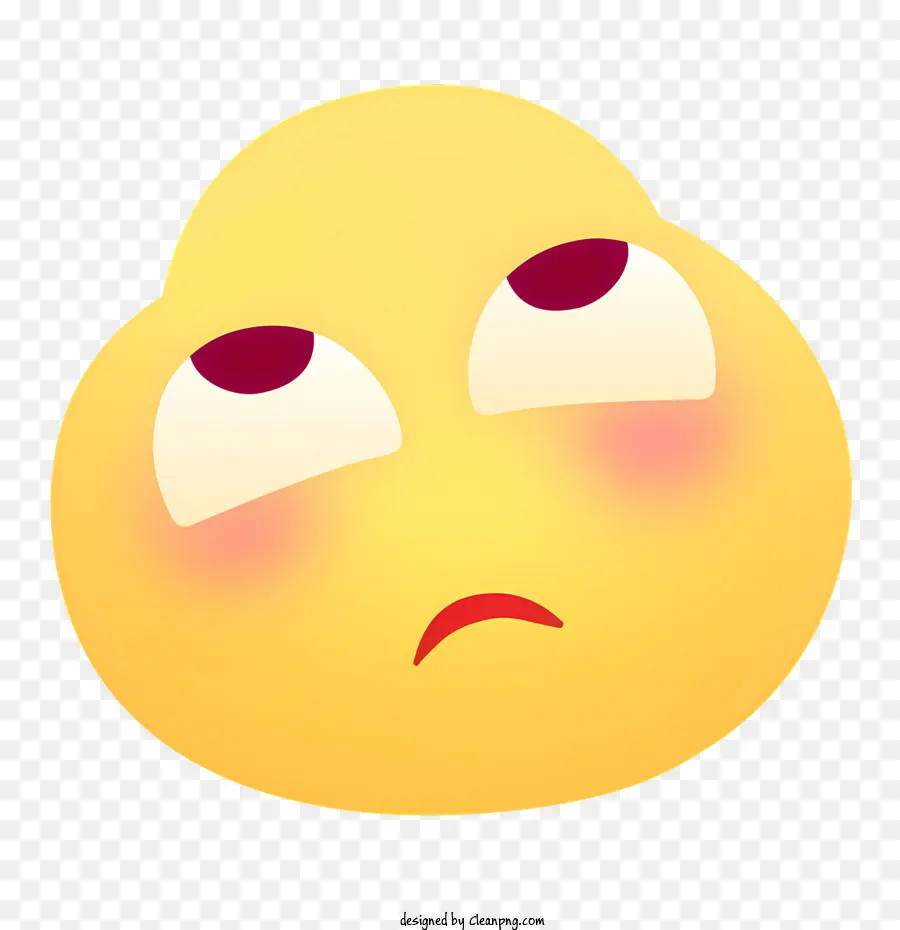 Triste Cara Sonriente，El Llanto De Emoji PNG