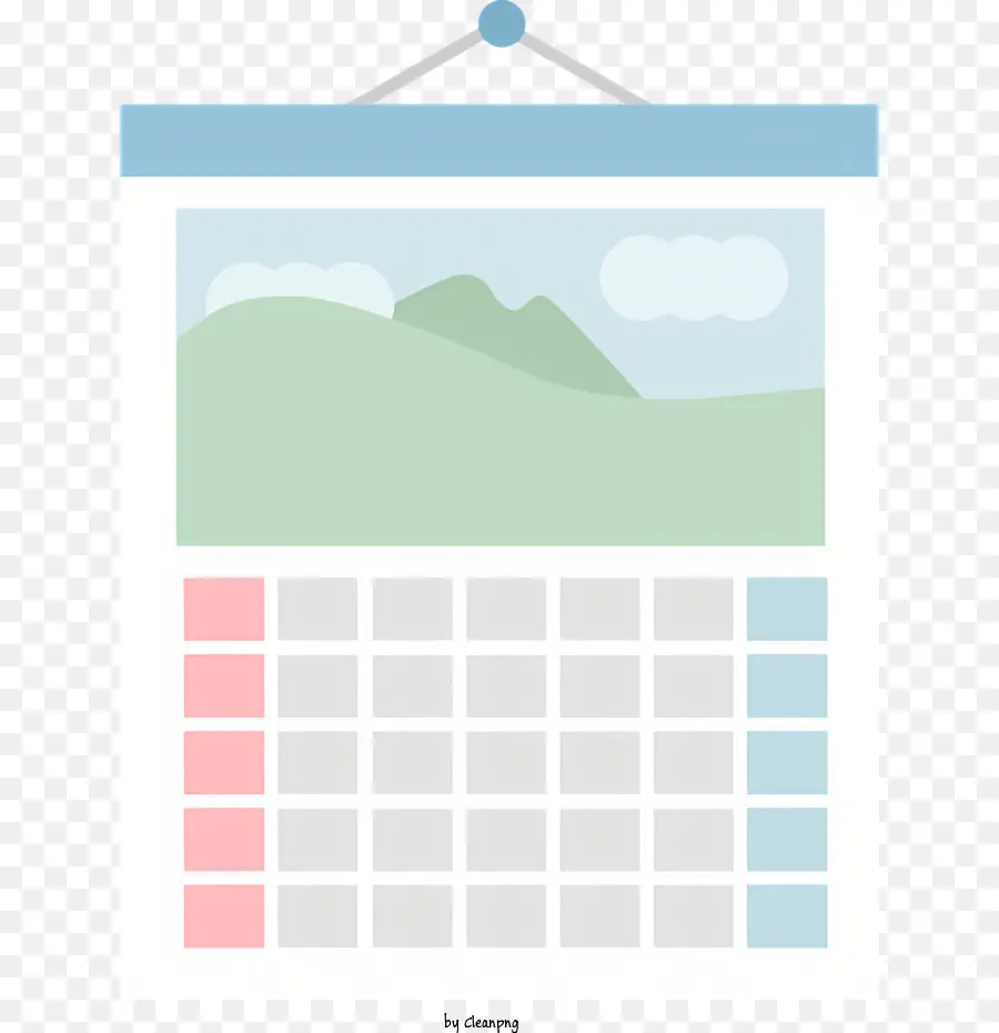 Calendario，Calendario De Pared PNG