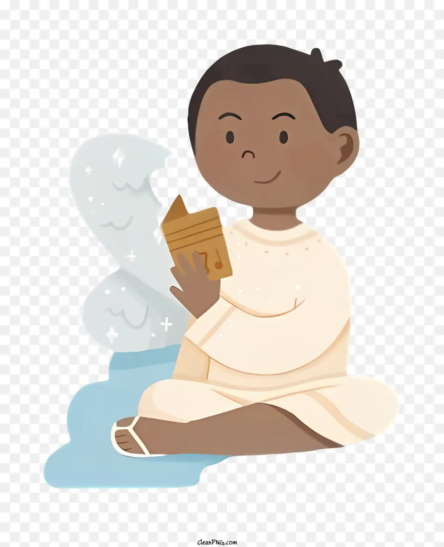 Bautismo，Niño Con Libro PNG