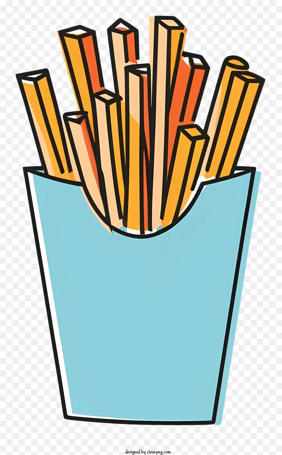 Dibujos Animados，Papas Fritas PNG