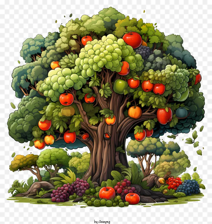 árbol De La Fruta，Árbol PNG