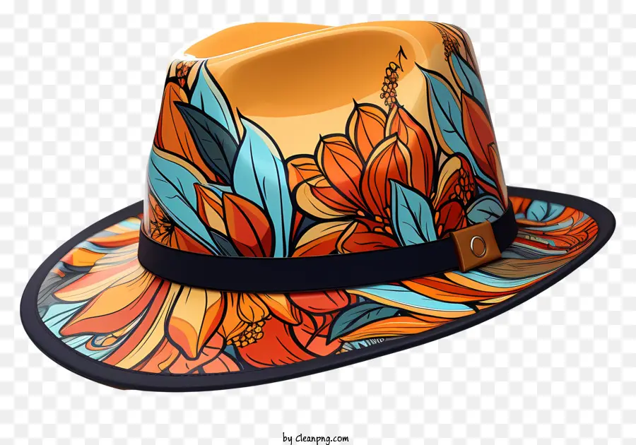 Sombrero，Sombrero Floral PNG