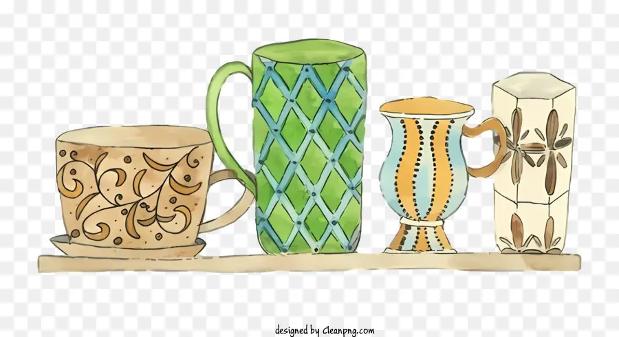 Café，Mugs PNG