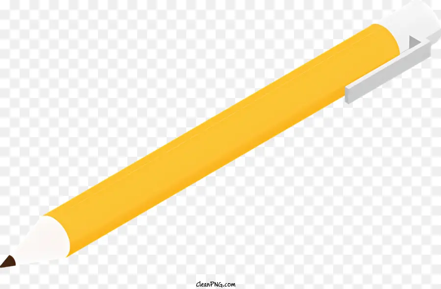 Lápiz Amarillo，Borrador Negro PNG