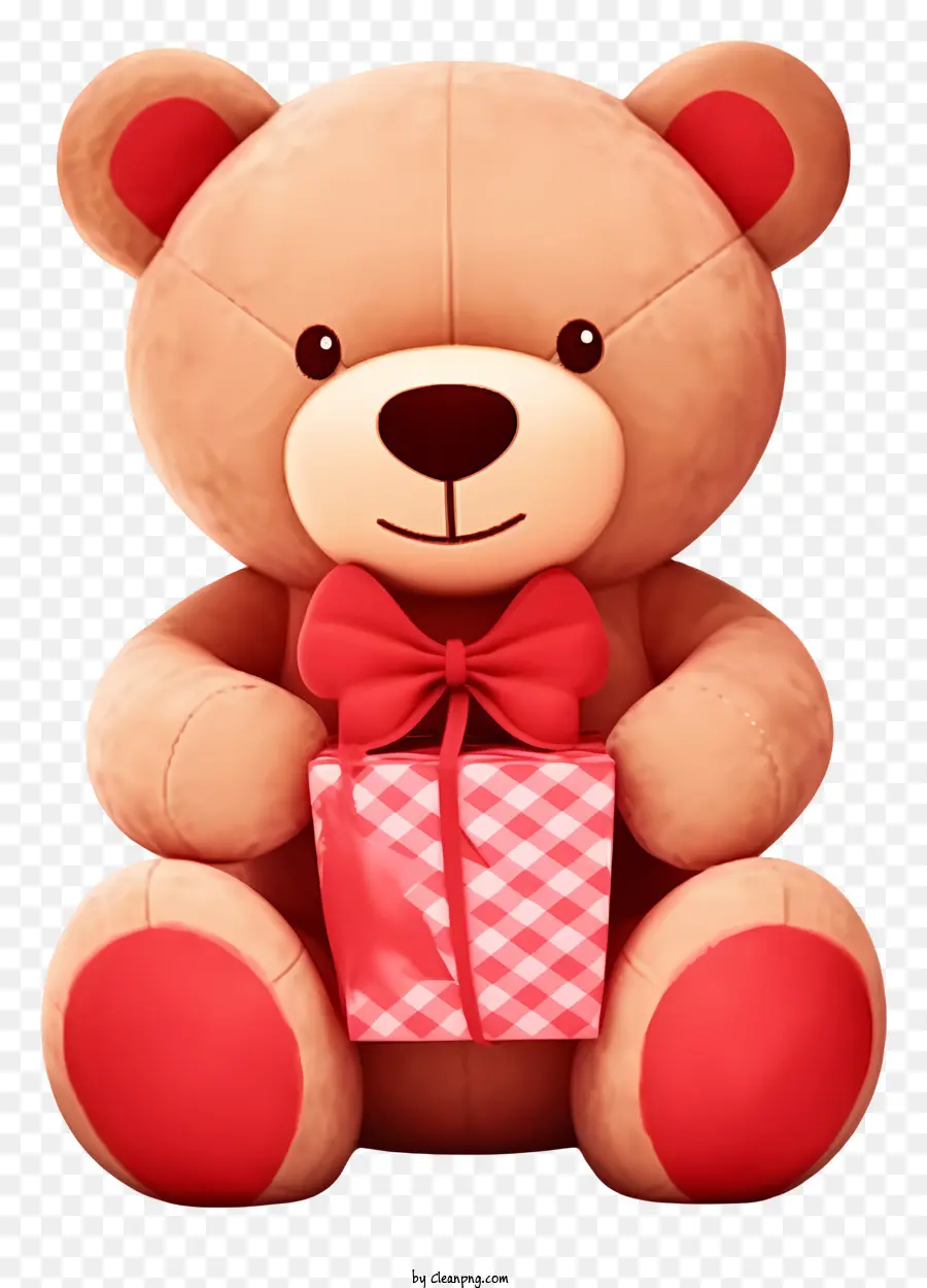 Valentine Teddybear Realista En 3d，Regalo De Oso De Peluche PNG