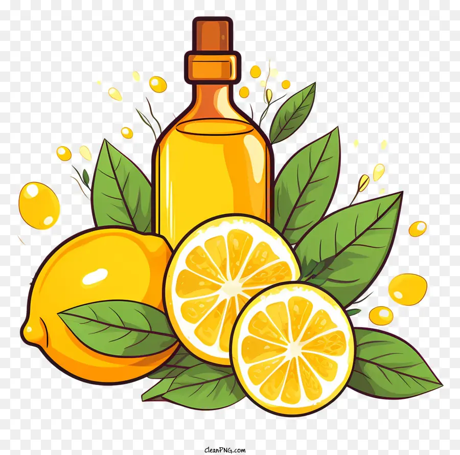 Aceite De Limón，Aceites Esenciales PNG