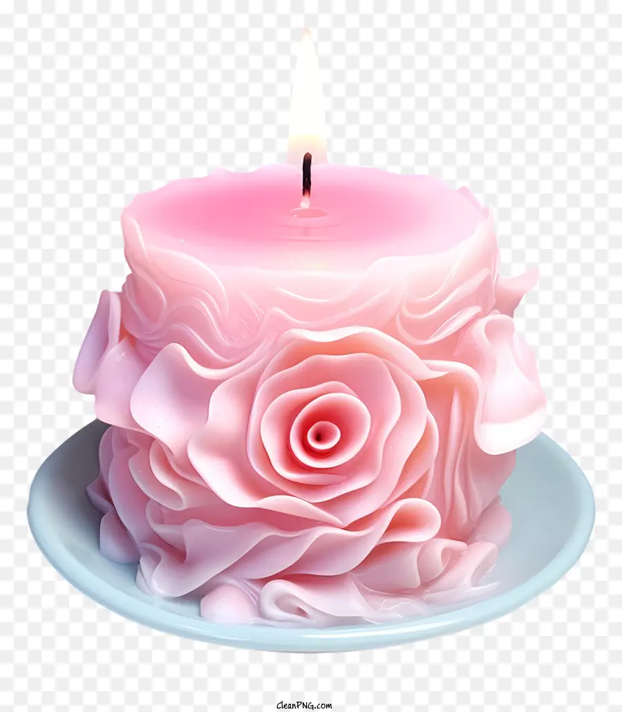 Vela Del Día De San Valentín Pastel，Vela PNG