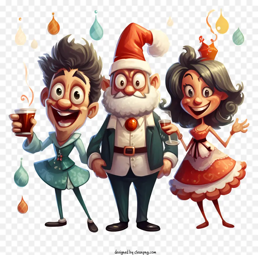 Fiesta De Navidad，Santa Claus PNG