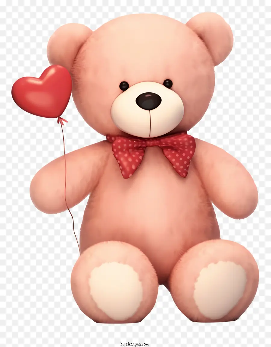 Oso De Peluche De San Valentín Realista，Rosa Oso De Peluche PNG