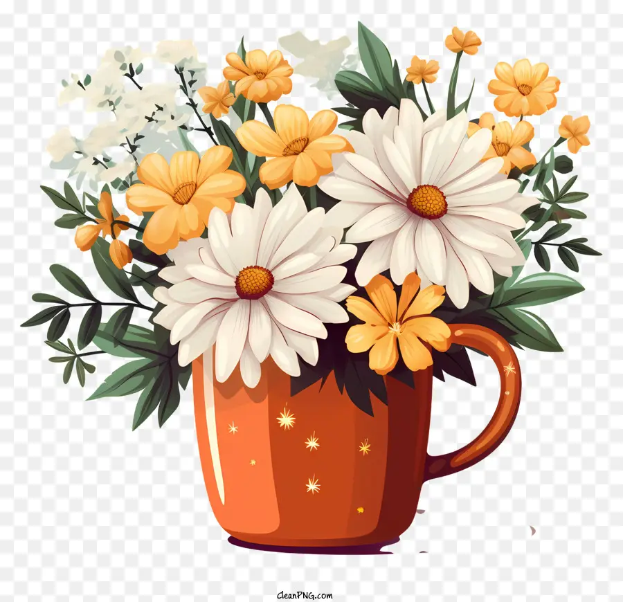 El Café De Las Flores，Florero PNG