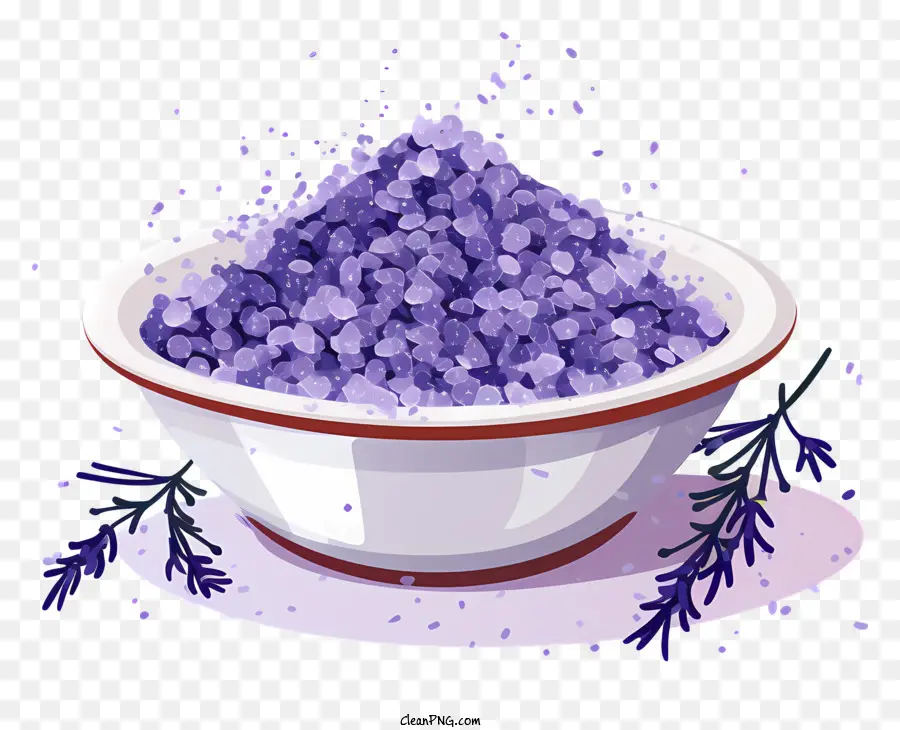 Sal De Baño，Sales De Baño De Lavanda PNG