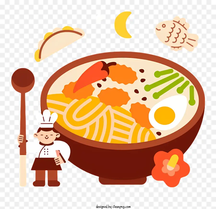 De Comida Coreana，Fideos PNG