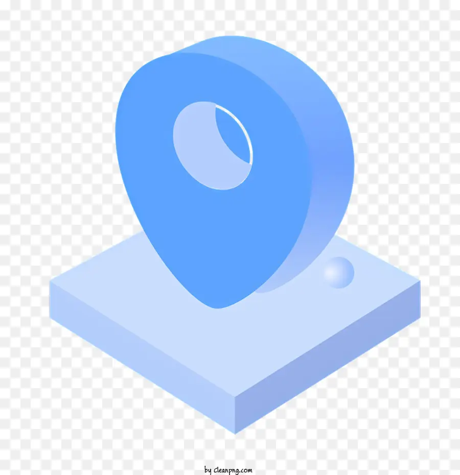 Mapa Pin，Azul Pin PNG