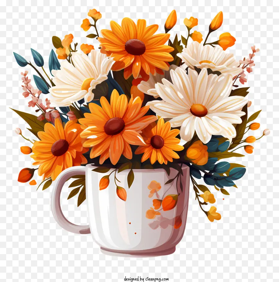 Flores De Cafe，Ramo De Flores PNG