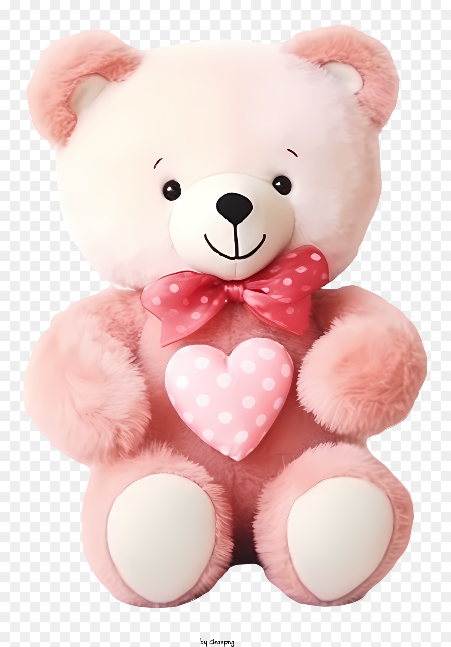 Oso De Peluche De Valentine Pastel，Rosa Oso De Peluche PNG