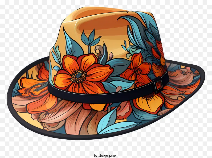 Sombrero，Sombrero De Flores PNG