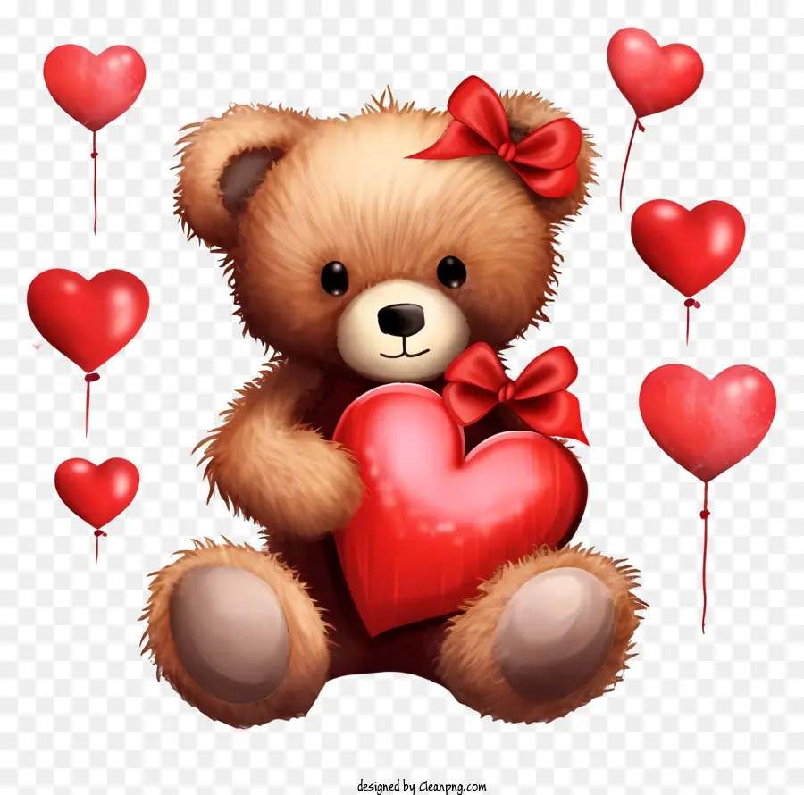 Sketch Valentine Teddy Bear，Osito De Peluche PNG